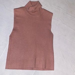 Crop top turtle neck sweater